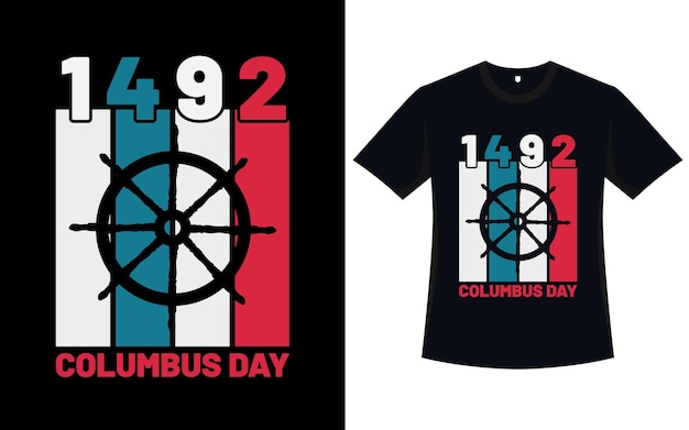 День Колумба дизайн футболки