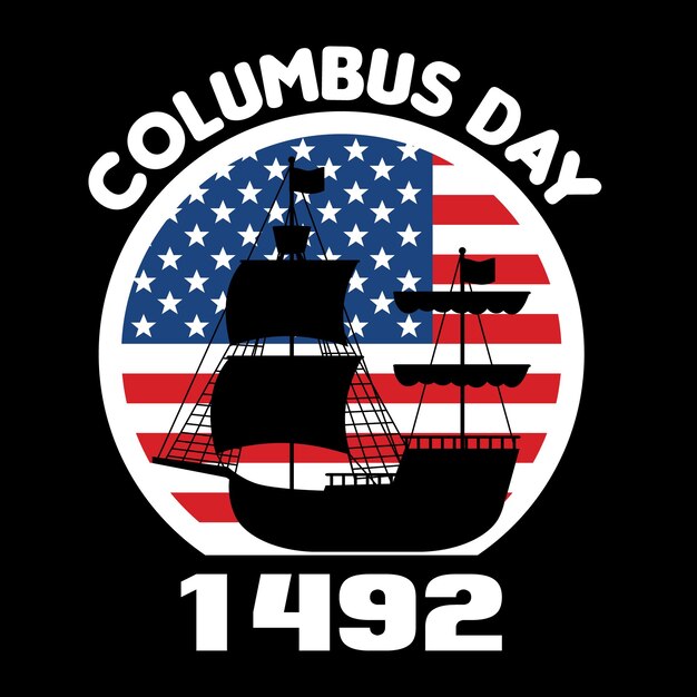 columbus day t shirt design