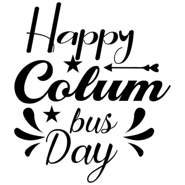 Columbus Day T-shirt Design