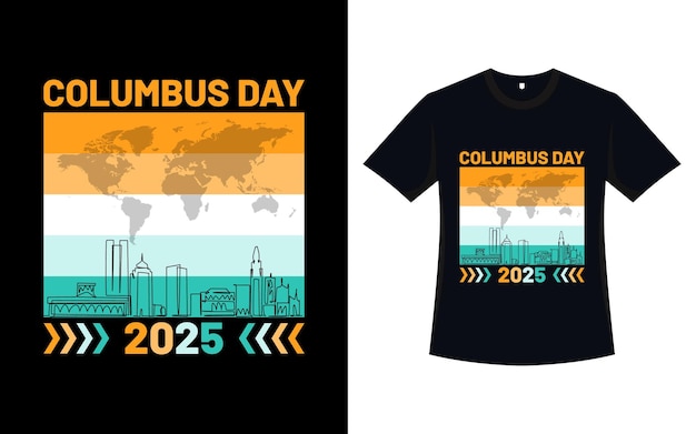 コロンブスの t シャツのデザイン