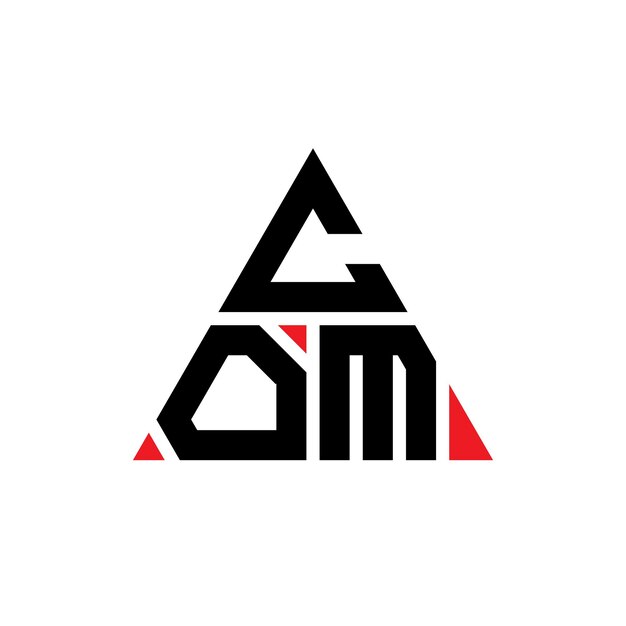 com triangle letter logo design with triangle shape com triangle logo design monogram com triangle vector logo template with red color com triangular logo simple elegant and luxurious logo