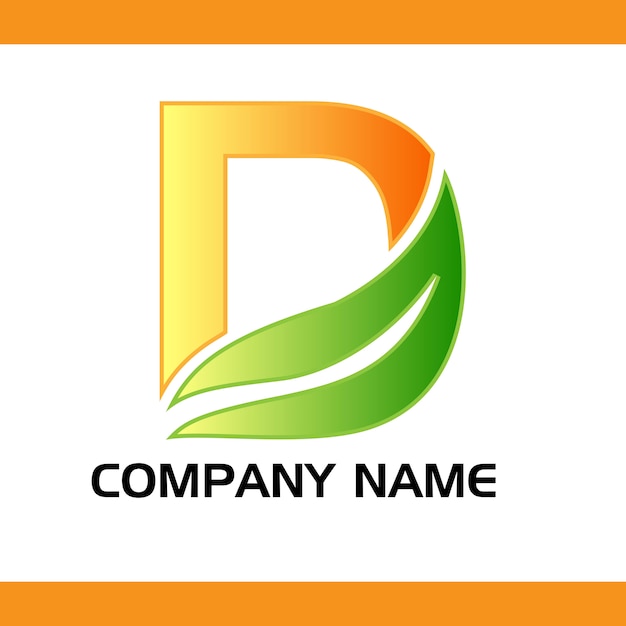 Comapny Logo Set voor Lette D logo vector