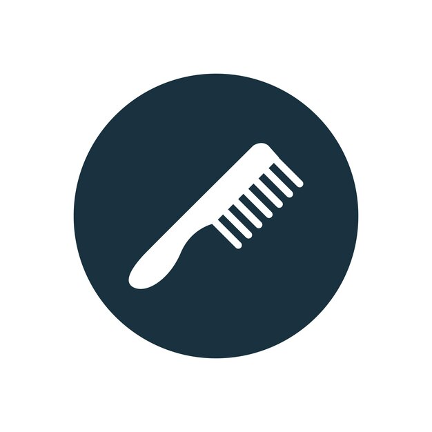 Comb circle background iconxa