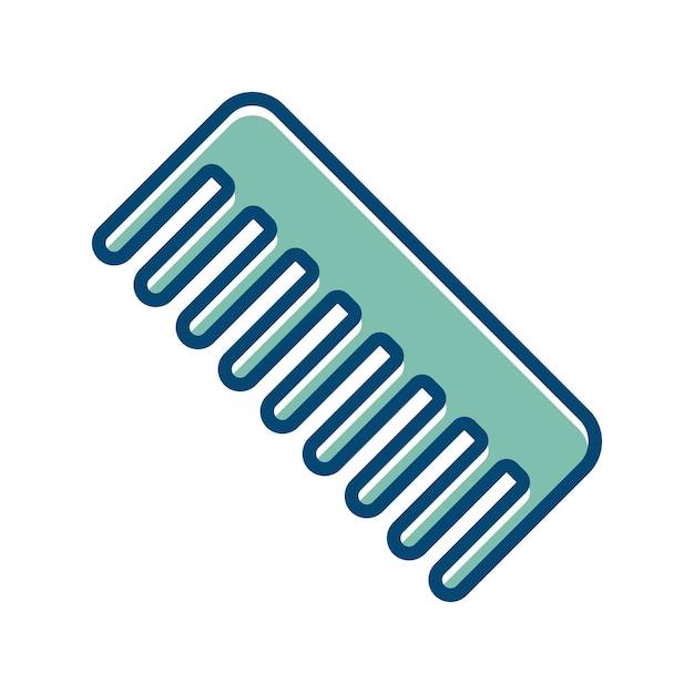 Vector comb icon vector design template in white background