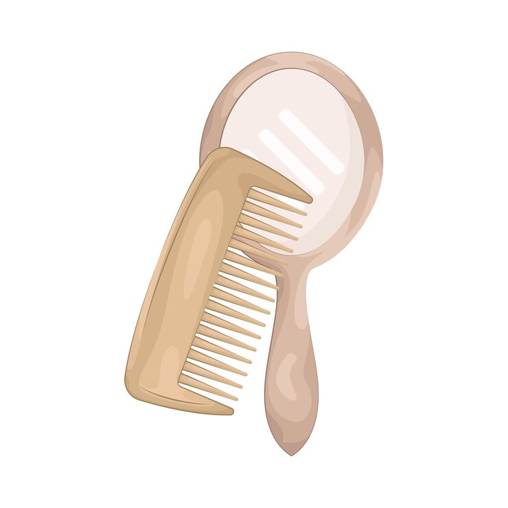 Vector comb illustration