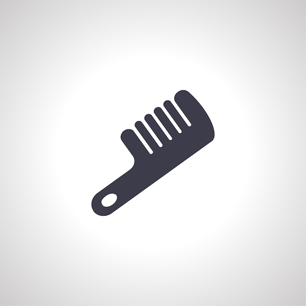 Comb isolated icon hair comb icon