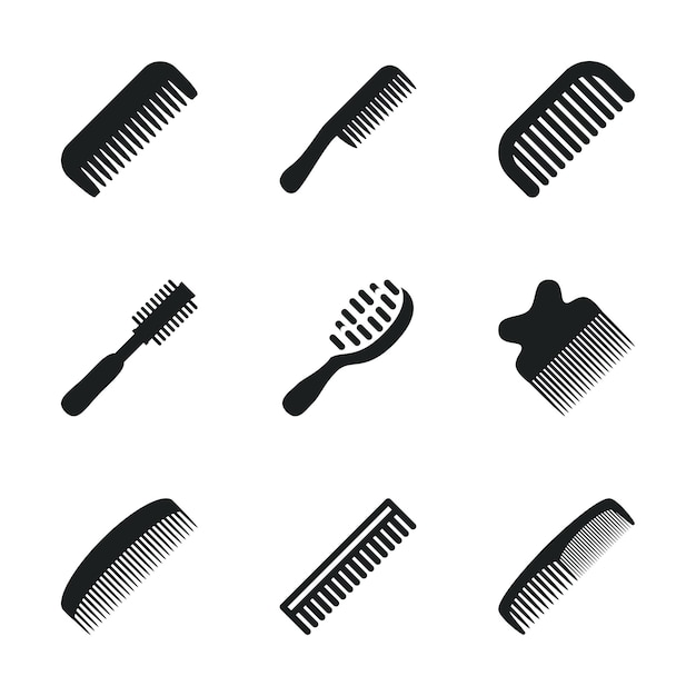 Vector comb vector icons