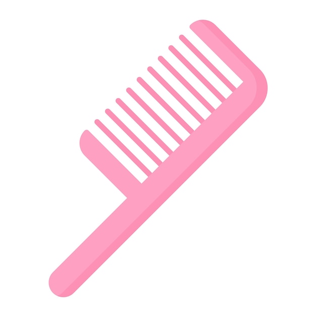 Vector comb vector illustration style