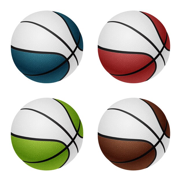 Combinated basketball balls