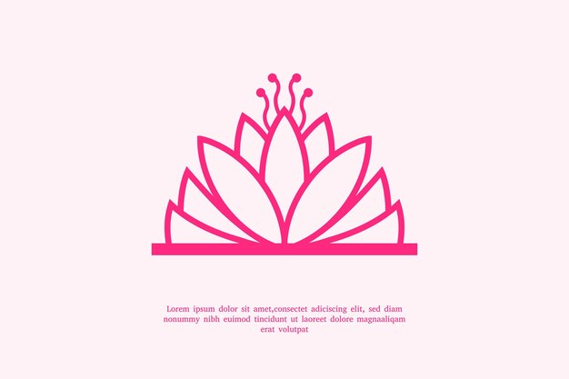 Vector combination book and flower logo design