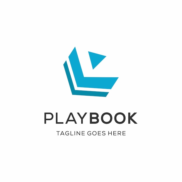 Combination Book symbols with editable play music Perfect for logos social media and infographics