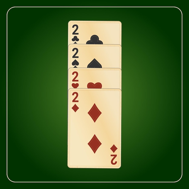 Вектор Комбинация в покерном квадрате комбинация из четырех карт одного достоинства.