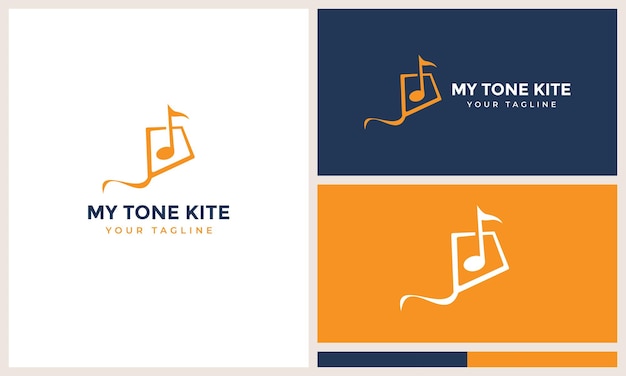 Combination of kite and tone logo