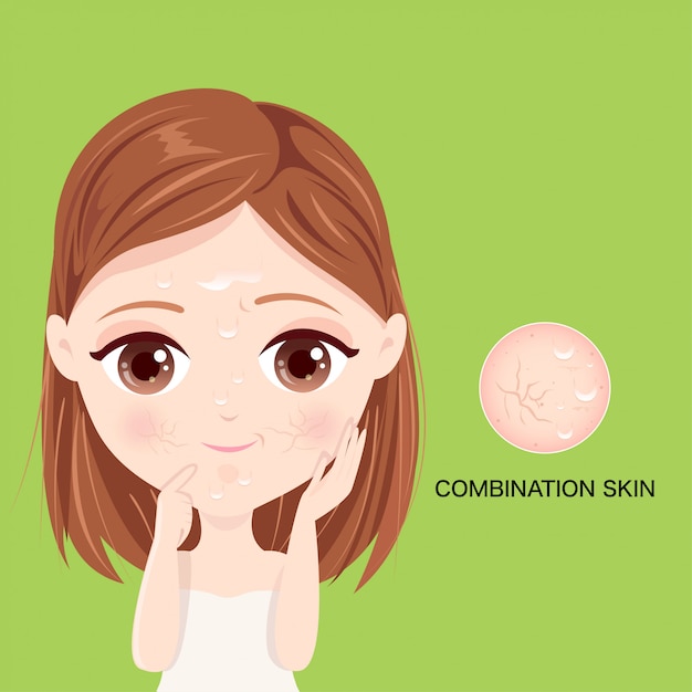 Combination skin face