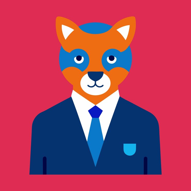 Vector combine animals and human fashion fashion animal vector illustration