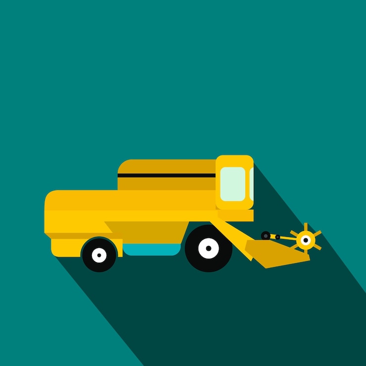Vector combine flat icon on a blue background