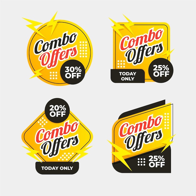 Combo offers - labels