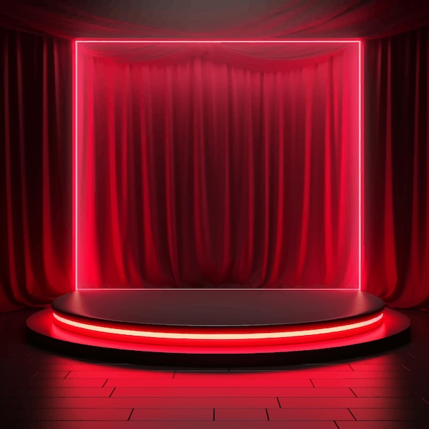 Vector comedy velvet opera spotlight theater theatre stage curtain movie performance film concert