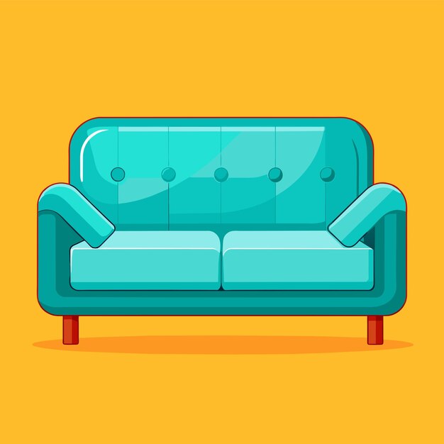 Comfortable sofas vector illustration