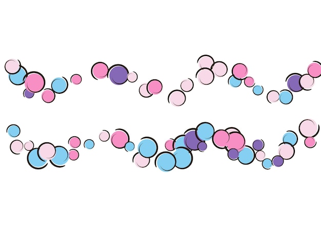 Comic background with pop art polka dot confetti