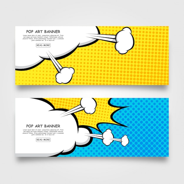 comic banner design