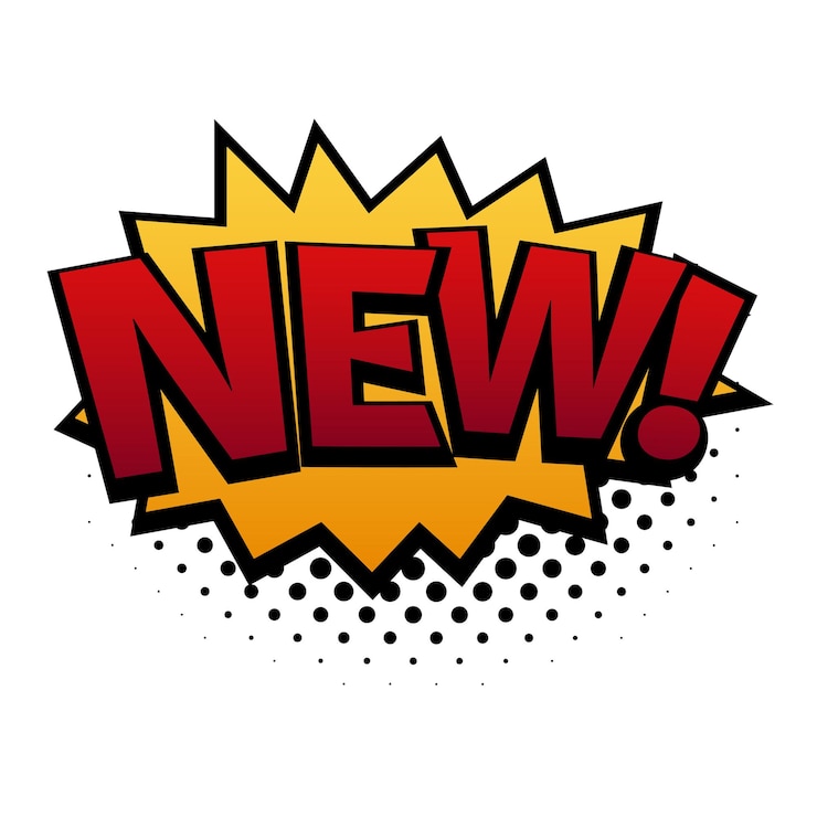 Vector comic belettering nieuwe komische tekstballon met emotionele tekst nieuwe heldere cartoon vectorillustratie