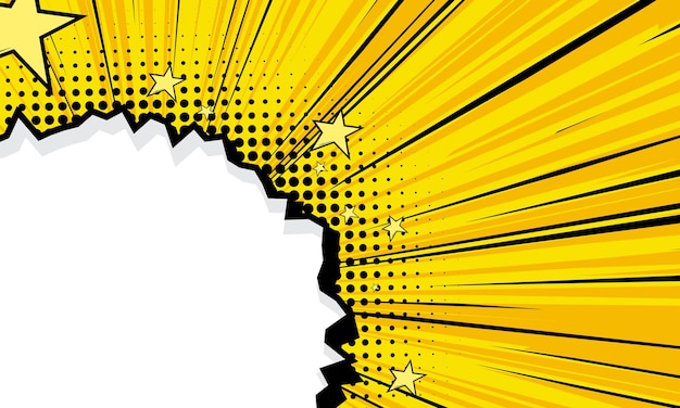 Comic blank cartoon background designx9