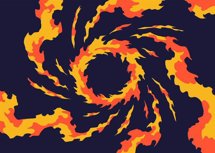 漫画 炎の背景 漫画 爆発 エレメント ブーム 雲と炎 煙と爆発 ブーム