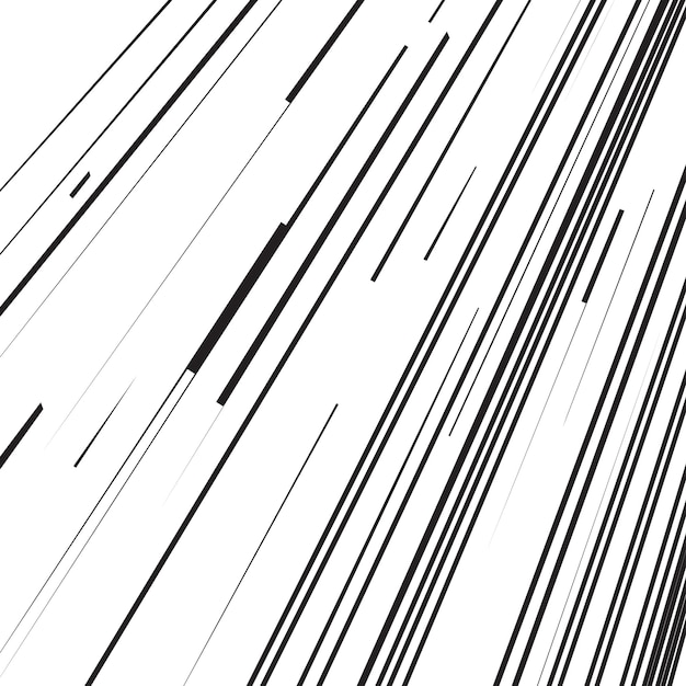 Comic book speed lines black color stripe