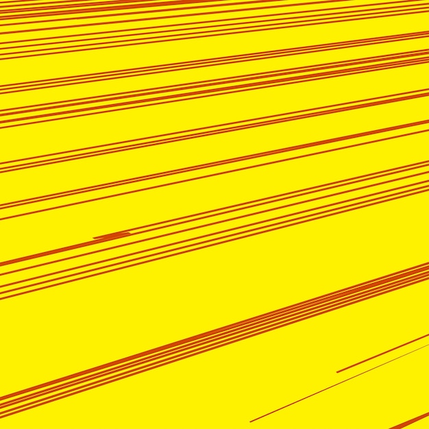 Vector comic book speed lines vector yellow background