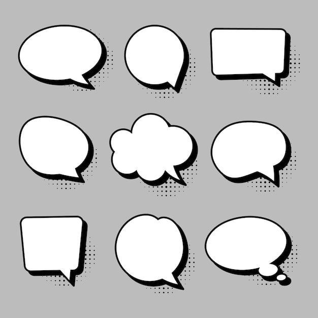 A comic book style speech bubbles with the word chat on the bottom.