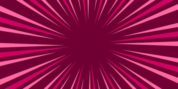 Comic cartoon burst pink background