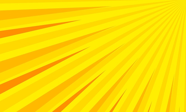 Comic cartoon burst yellow background