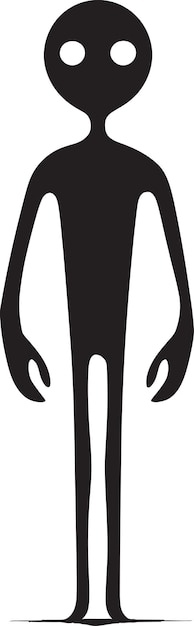 Vector comic crescendo sleek black logo design with stickman whimsy doodle dynamics monochrome stickman ca