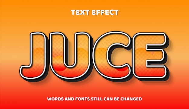 Vector comic editable  text effect