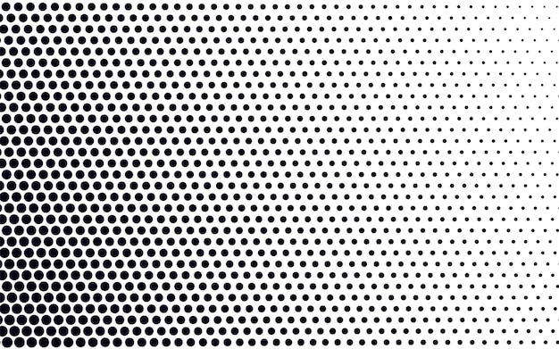 Comic halftone pattern. Pop art gradient with dots. Vector illustration.