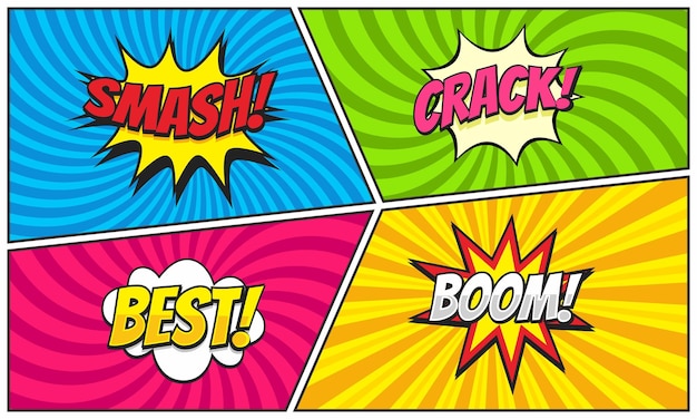 comic scene cartoon with speech bubble