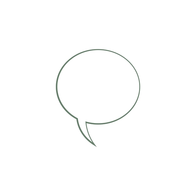 Comic Speech Bubble icon vector design templates