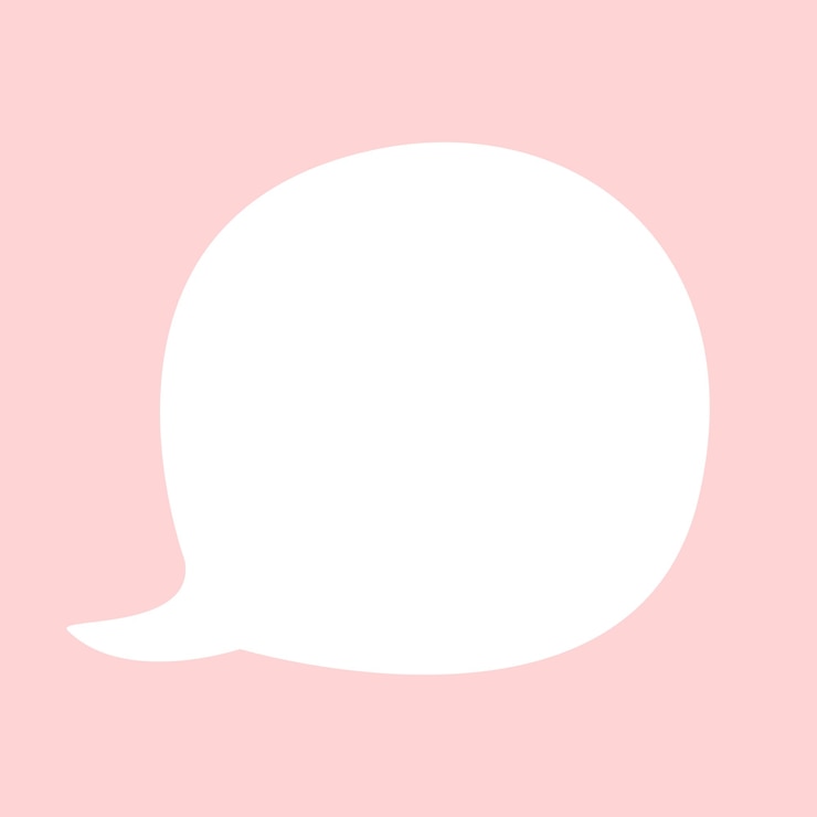 Vector comic speech bubble on a red background