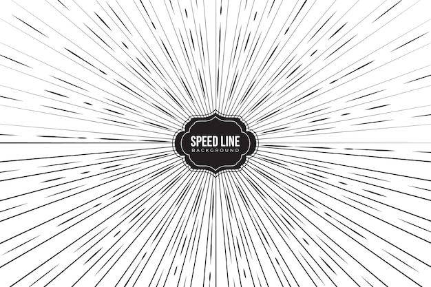 Vector comic speed line 71