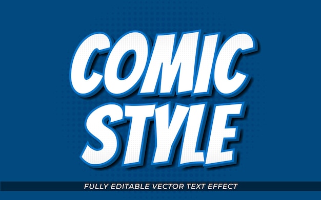 Comic Style Text Effect