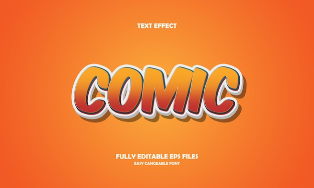 comic text effect