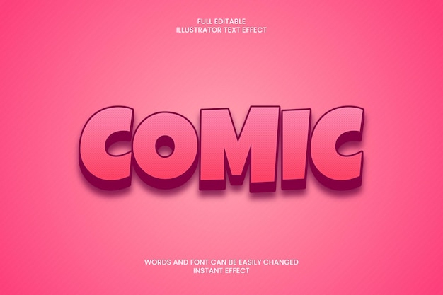 Comic Text Effect