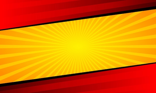 Comic thumbnail background red and yellow