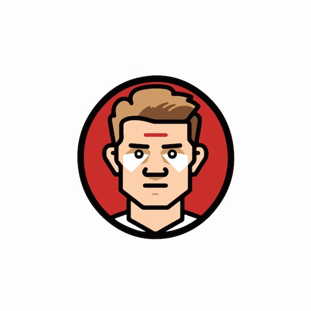 comic vector illustratie stijl steven gerrard plat ontwerp