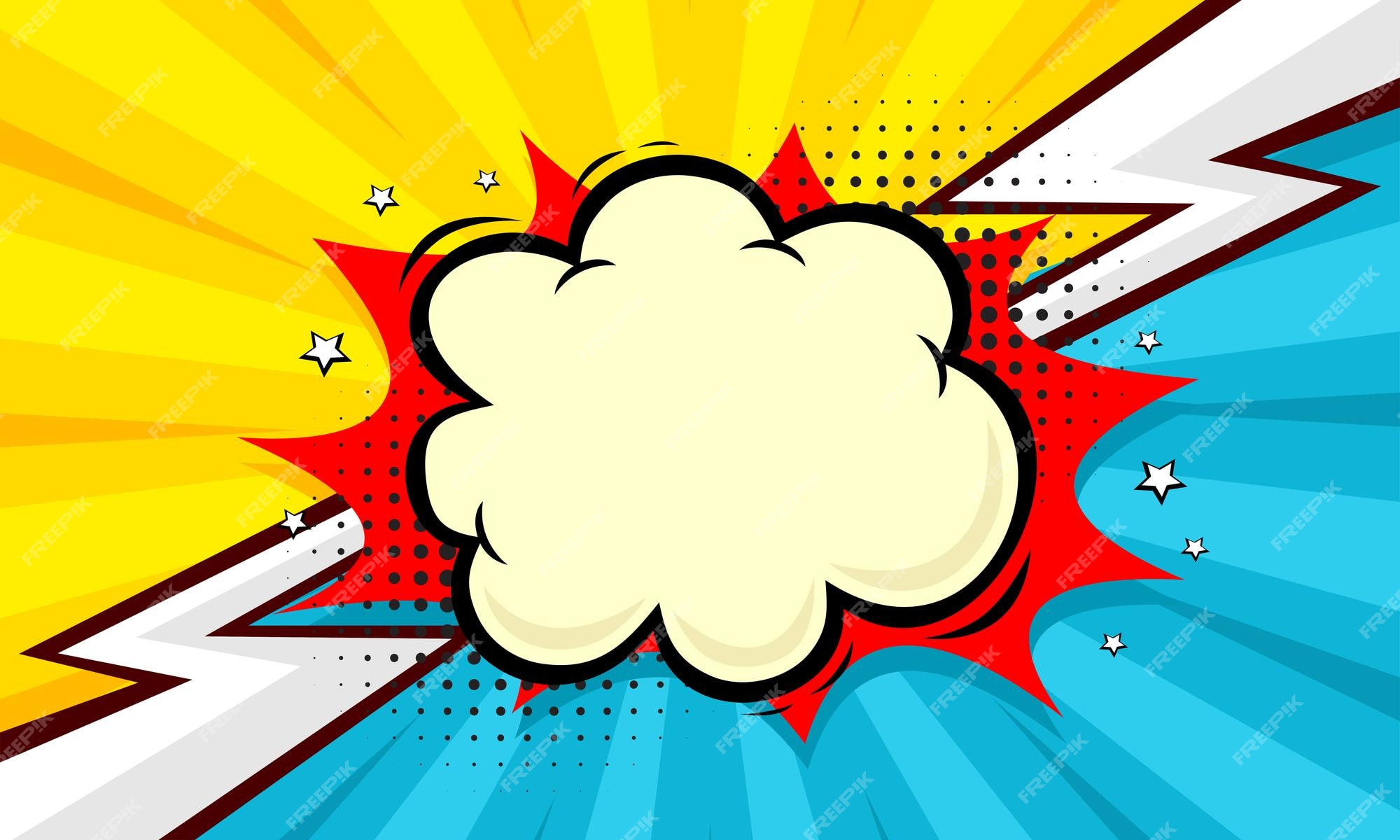Premium Vector | Comic versus fight cartoon background template Premium Vector | Comic versus fight cartoon background template