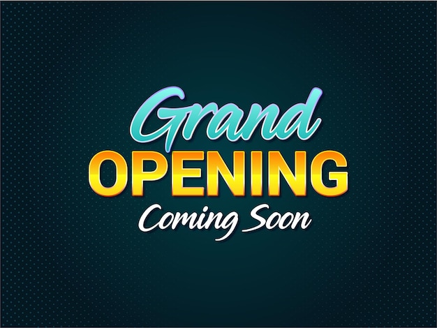 Coming Soon Banner Design Background Template with Editable Text Effects