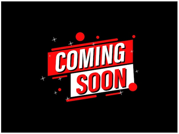 Coming Soon Banner Design PNG