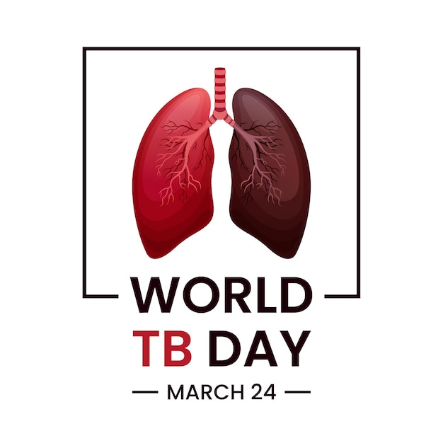 Vector commemorating world tb day