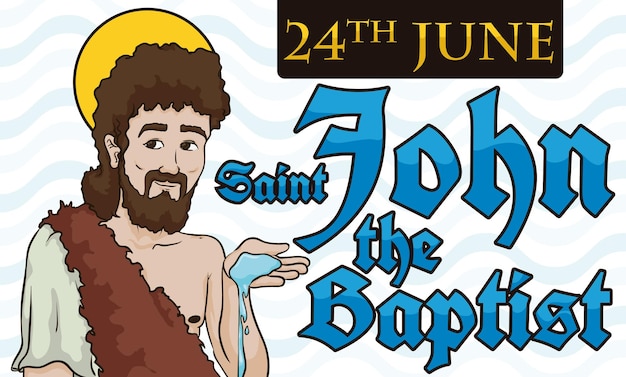 Commemorative design for Saint John's Eve on June 24